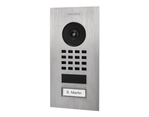 D1101V Flush-Mount IP Video Intercom with 1080p Camera, Night Vision & 2-Way Audio