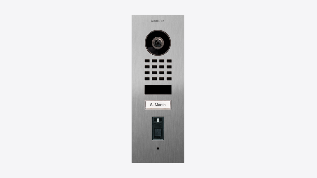 D1101FV Fingerprint 50 Flush-mount IP Video Intercom with Fingerprint Reader