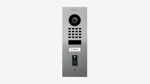 D1101FV Fingerprint 50 Flush-mount IP Video Intercom with Fingerprint Reader